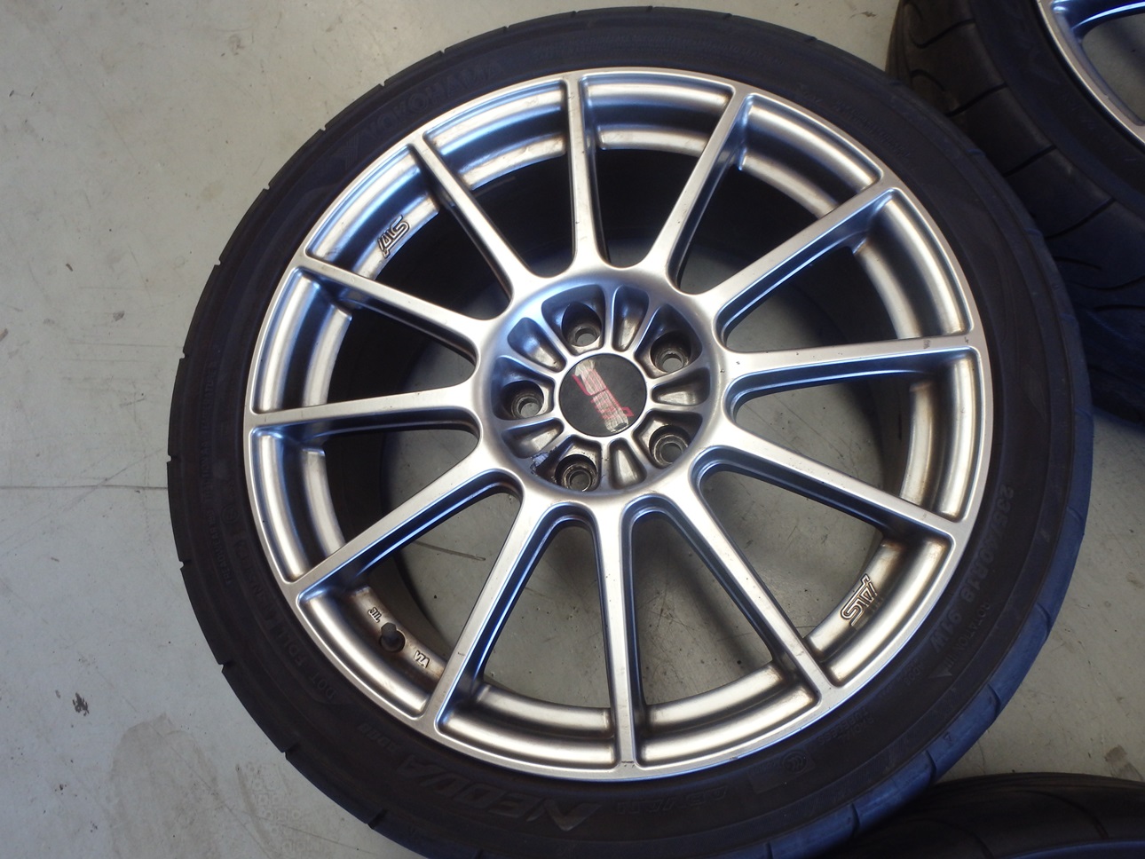 18" x 8" +50 5x114.3 Subaru Impreza WRX GDB STi Enkei Wheels Rims JDM